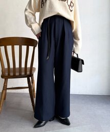 Chez toi | 合皮ベルト付きパンツ(その他パンツ)