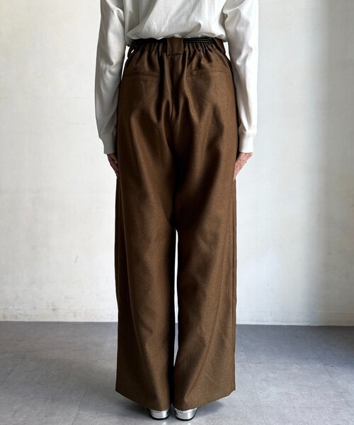 Chez toi（シェトワ）の「合皮ベルト付きパンツ（その他パンツ・レディース・ブラウン/イエロー/ネイビー・FREE）」の11枚目の写真