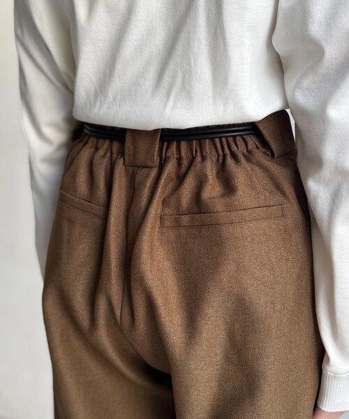 Chez toi（シェトワ）の「合皮ベルト付きパンツ（その他パンツ・レディース・ブラウン/イエロー/ネイビー・FREE）」の13枚目の写真