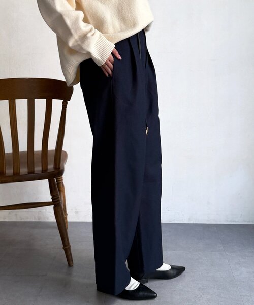 Chez toi（シェトワ）の「合皮ベルト付きパンツ（その他パンツ・レディース・ブラウン/イエロー/ネイビー・FREE）」の19枚目の写真