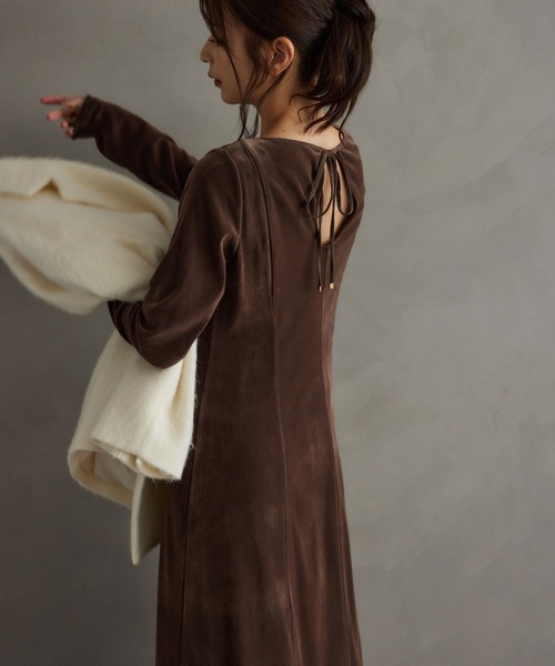 セール】【沖田愛加さんコラボ/選べる着丈】ベロアキリカエライン