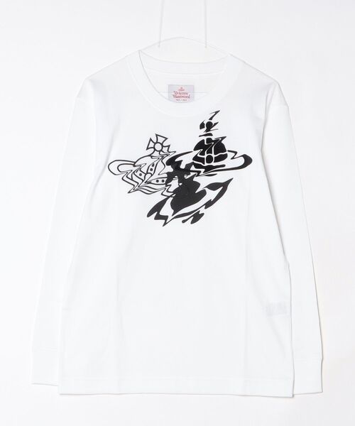 LIQUID ORB LONG SLEEVE T-SHIRT（Tシャツ/カットソー）｜Vivienne