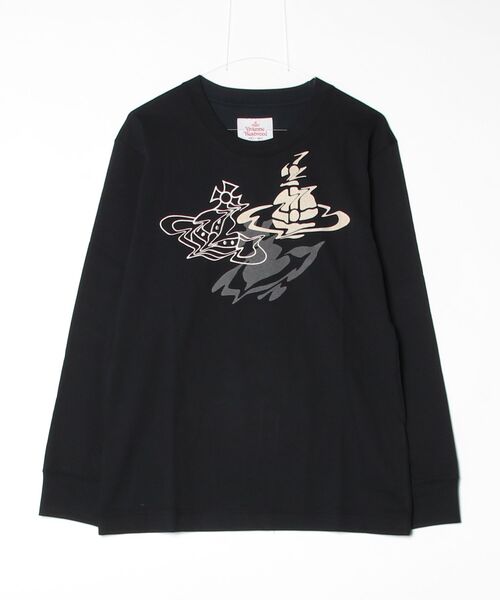 LIQUID ORB LONG SLEEVE T-SHIRT（Tシャツ/カットソー）｜Vivienne