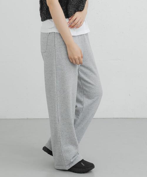 EKAL（エカル）の「反毛裏毛イージーパンツ（その他パンツ・レディース・グレー・ONE）」の4枚目の写真