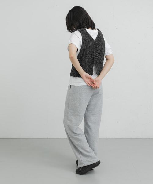 EKAL（エカル）の「反毛裏毛イージーパンツ（その他パンツ・レディース・グレー・ONE）」の5枚目の写真