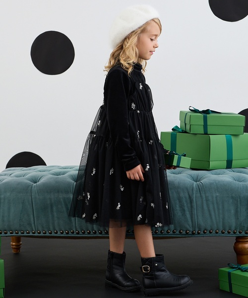 セール】カラーリリーチュールワンピースセット（ワンピース）｜kate