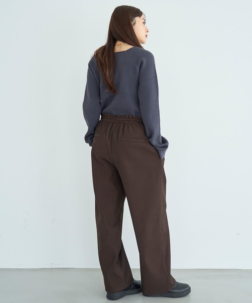 mil(ミル)の「裏ボア リラックスワイドパンツ【585117】(その他パンツ・レディース・チャコールグレー/ダークブラウン/モカ・FREE/S-Short/S-Regular/M-Short/M-Regular)」の18枚目の写真