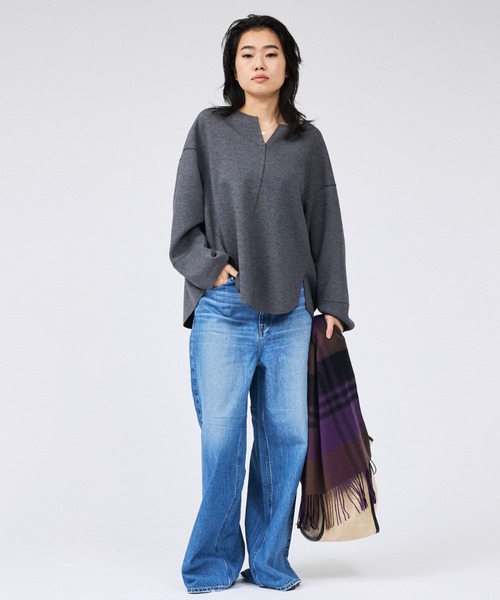 upperhights(アッパーハイツ)の「【upper hights/アッパーハイツ】THE LIAM ハイライズワイドデニム(デニムパンツ・レディース・ブルー・23/24/25/21/22)」の5枚目の写真