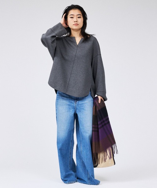 upperhights(アッパーハイツ)の「【upper hights/アッパーハイツ】THE LIAM ハイライズワイドデニム(デニムパンツ・レディース・ブルー・23/24/25/21/22)」の10枚目の写真