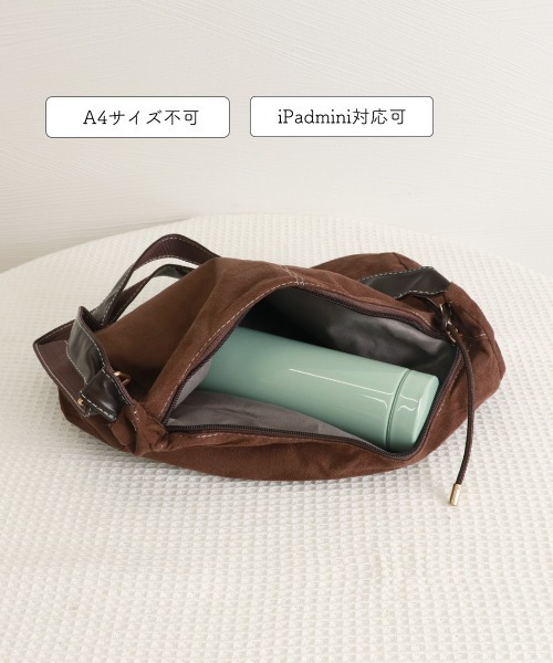 Miniministore(ミニミニストア)の「ショルダーバッグ レディース スエード調(ショルダーバッグ・レディース・ブラック/ブラウン/キャメル・FREE)」の20枚目の写真