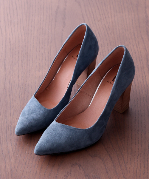 PICHE ABAHOUSE（ピシェ アバハウス）の「bianc カットポインテッドパンプス（パンプス・レディース・キャメル/ブルー/ブラック/パイソン・39/35/36/37/38/34/40）」の3枚目の写真