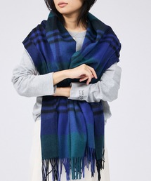 Rouge vif | カシミヤ大判ストール / マフラー(マフラー)