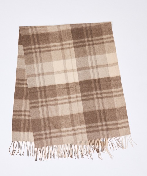 Rouge vif（ルージュヴィフ）の「カシミヤ大判ストール / マフラー（マフラー・レディース・グリーン/ブラウン/パープル・フリー）」の19枚目の写真