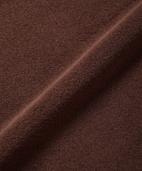 SEAGREEN（シーグリーン）の「SEAGREEN(シーグリーン) PLANE PILE HALFZIP PULLOVER（その他トップス・メンズ・アイボリー/ブラウン・2/1/3）」の4枚目の写真
