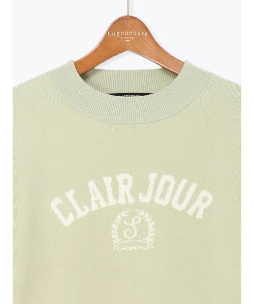 Lugnoncure（ルノンキュール）の「エンブレムロゴニット（ニット/セーター・レディース・グリーン/ネイビー/モカ/オフホワイト・F）」の22枚目の写真