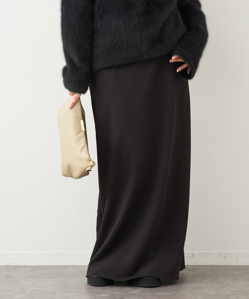 Deuxieme Classe Warm スウェット スカート ブラック36 Deuxieme Classe（ドゥーズィエムクラス） スカート *Warm スウェット