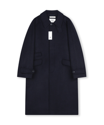 BESLOW（ビースロー）の「OVERSIZED CASHMERE BALMACAAN COAT NAVY（チェスターコート）」