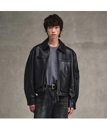 未使用 牛皮LMOODスモーカーカウハイドレザージャケット LMOOD｜エルムードのライダースジャケット通販 - ZOZOTOWN