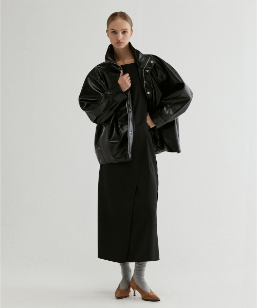 FROMWHERE(フロムウェア)の「Wrap Tie Sleeveless Maxi Dress Black(ワンピース・レディース・その他・SMALL/MEDIUM)」の3枚目の写真