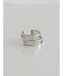 Big Unroutine Hoop Earring - Silver