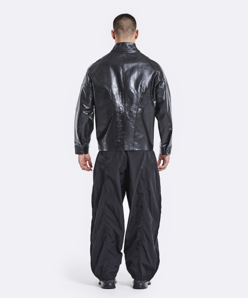 51%(フィフティーワンパーセント)の「Banding rider leather jacket - Black(ライダースジャケット・メンズ・その他・MEDIUM/LARGE)」の3枚目の写真