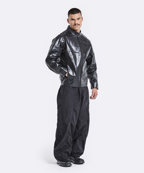51%(フィフティーワンパーセント)の「Banding rider leather jacket - Black(ライダースジャケット・メンズ・その他・MEDIUM/LARGE)」の4枚目の写真