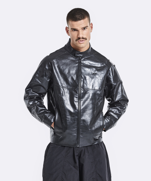 51%(フィフティーワンパーセント)の「Banding rider leather jacket - Black(ライダースジャケット・メンズ・その他・MEDIUM/LARGE)」の5枚目の写真