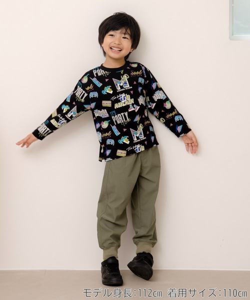 MAKE YOUR DAY（メイクユアデイ）の「ぐいんぐいんのストレッチジョガーパンツ■80～140cm（その他パンツ・キッズ・ベージュ/ブラック/オリーブ・90/100/110/120/130/140/80）」の10枚目の写真