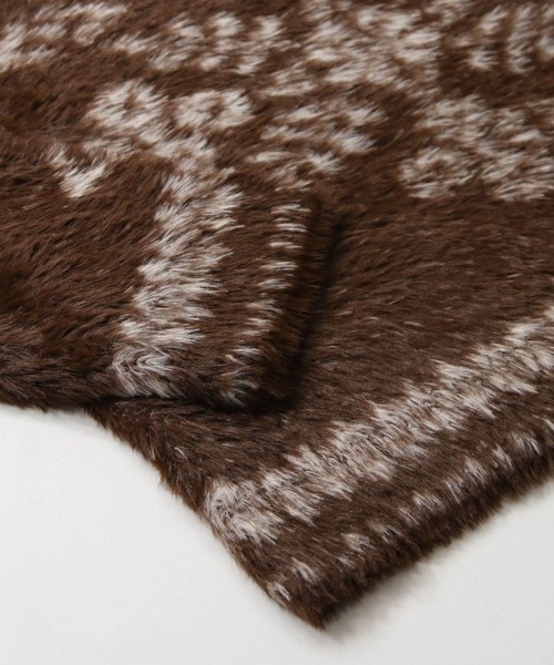 Liyoca（リヨカ）の「シャギーノルディックニット（ニット/セーター・レディース・ブラウン・FREE）」の7枚目の写真