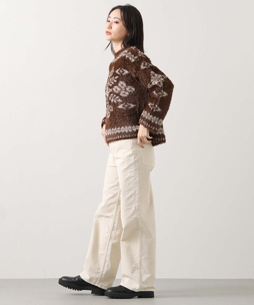 Liyoca（リヨカ）の「シャギーノルディックニット（ニット/セーター・レディース・ブラウン・FREE）」の10枚目の写真