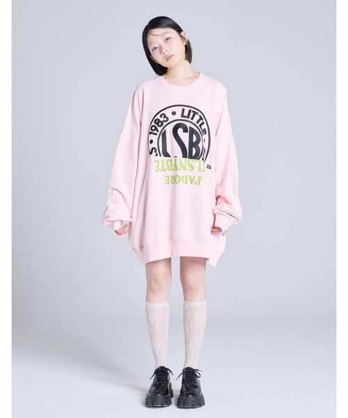 Little sunny bite（リトルサニーバイト）の「【8】【it】【Little Sunny Bite】logo sweat top（スウェット・レディース・ピンク/グレー/ブラック・SMALL/MEDIUM）」の3枚目の写真