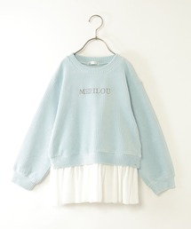 ikka（イッカ）の「カットコール裾チュールプルオーバー（Tシャツ/カットソー・キッズ）」