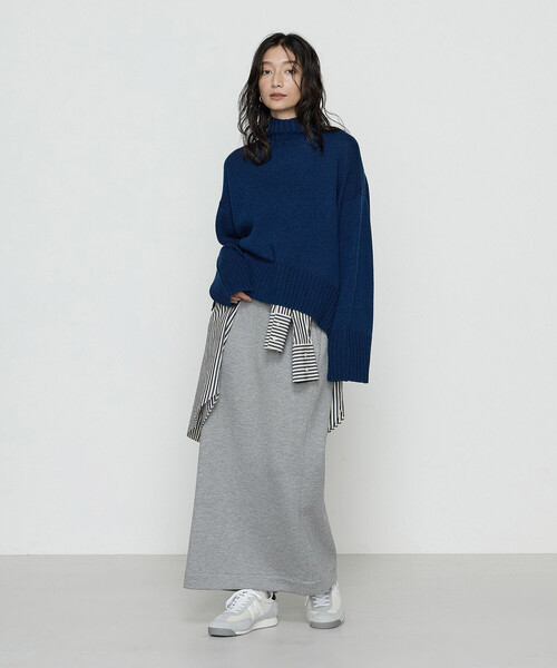 COMME CA Wardrobe（コムサワードローブ）の「天竺編 ハイネックニットプルオーバー（ニット/セーター・レディース・レッド/ブルー/アイボリー・FREE）」の15枚目の写真