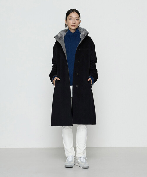 COMME CA Wardrobe（コムサワードローブ）の「天竺編 ハイネックニットプルオーバー（ニット/セーター・レディース・レッド/ブルー/アイボリー・FREE）」の16枚目の写真