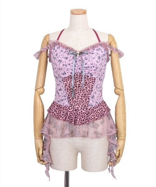 rurumu:(ルルムウ)の「rurumu:/ルルムウ/stretch frill peplum camisole(キャミソール・レディース・アイボリー/ネイビー/ピンク・F)」の3枚目の写真