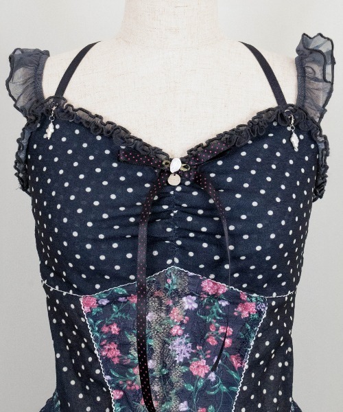 rurumu:(ルルムウ)の「rurumu:/ルルムウ/stretch frill peplum camisole(キャミソール・レディース・アイボリー/ネイビー/ピンク・F)」の18枚目の写真