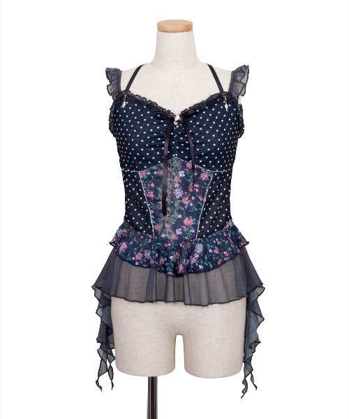 rurumu:(ルルムウ)の「rurumu:/ルルムウ/stretch frill peplum camisole(キャミソール・レディース・アイボリー/ネイビー/ピンク・F)」の19枚目の写真