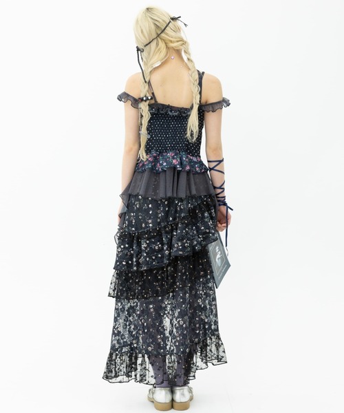 rurumu:(ルルムウ)の「rurumu:/ルルムウ/stretch frill peplum camisole(キャミソール・レディース・アイボリー/ネイビー/ピンク・F)」の8枚目の写真