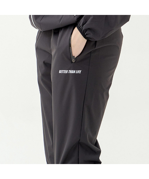 BETTER THAN LIFE(ベターザンライフ)の「ブースタースーツダイエットスウェットロングパンツ(BABLO01)(スウェットパンツ・メンズ・ブラック・SMALL/XXX-LARGE)」の1枚目の写真