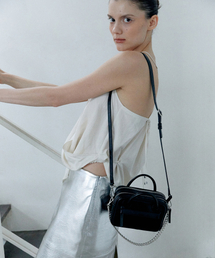 CHRISTINE PROJECT（クリスティンプロジェクト）の「TWO ZIPPER BAG LUNCH BOX EXCLUSIVE(BLACK PEPPER)（トートバッグ・レディース）」