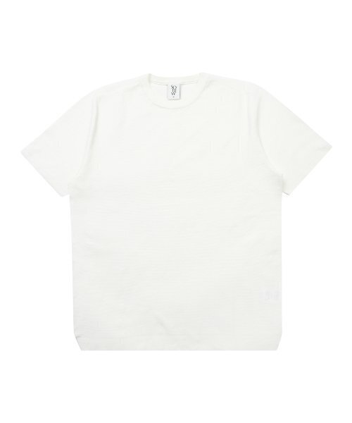 SOLEW(ソル)の「ラウンドショートスリーブスウェット_オフホワイト(ニット/セーター・メンズ・その他・SMALL/MEDIUM/LARGE)」の1枚目の写真