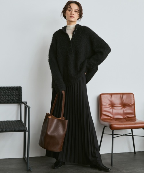 Libra Cue(リブラ キュー)の「プリーツフレアスカート(スカート・レディース・アイボリー/グレー/ブラック・FREE)」の22枚目の写真