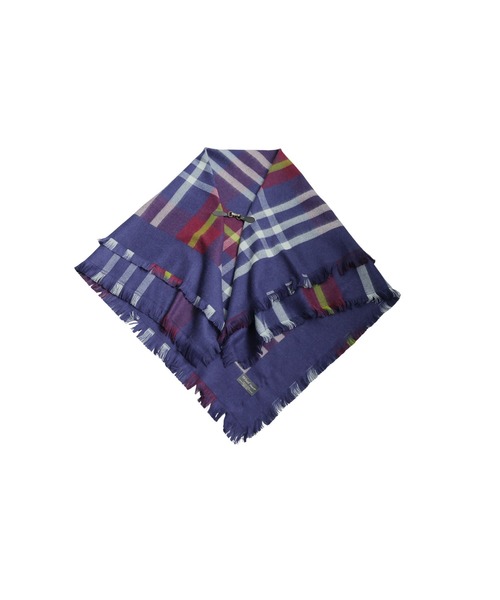 antiqua（アンティカ）の「チェック柄 2WAY ストール（ストール/ショール・レディース・ネイビー系1/レッド系その他/ブラックミックス・ONESIZE）」の5枚目の写真