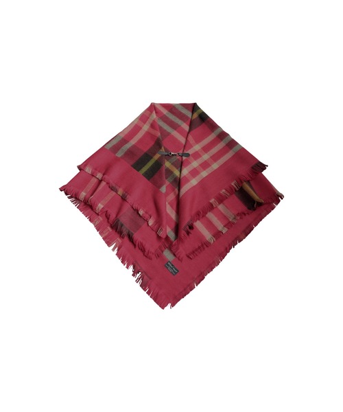 antiqua（アンティカ）の「チェック柄 2WAY ストール（ストール/ショール・レディース・ネイビー系1/レッド系その他/ブラックミックス・ONESIZE）」の6枚目の写真