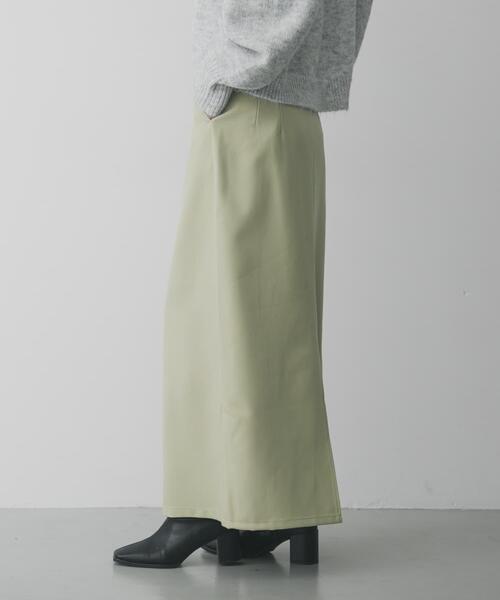 SENSE OF PLACE by URBAN RESEARCH(センスオブプレイスバイアーバンリサーチ)の「ベルトデザインペンシルスカート(スカート・レディース・アイボリー/ブラック/ベージュ・MEDIUM/SMALL)」の3枚目の写真