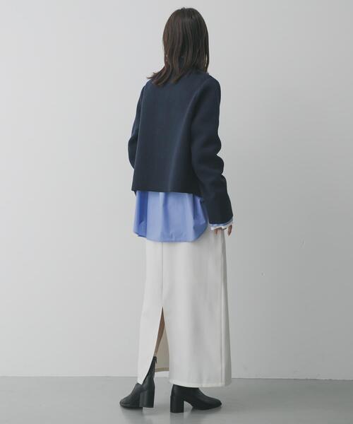 SENSE OF PLACE by URBAN RESEARCH(センスオブプレイスバイアーバンリサーチ)の「ベルトデザインペンシルスカート(スカート・レディース・アイボリー/ブラック/ベージュ・MEDIUM/SMALL)」の9枚目の写真