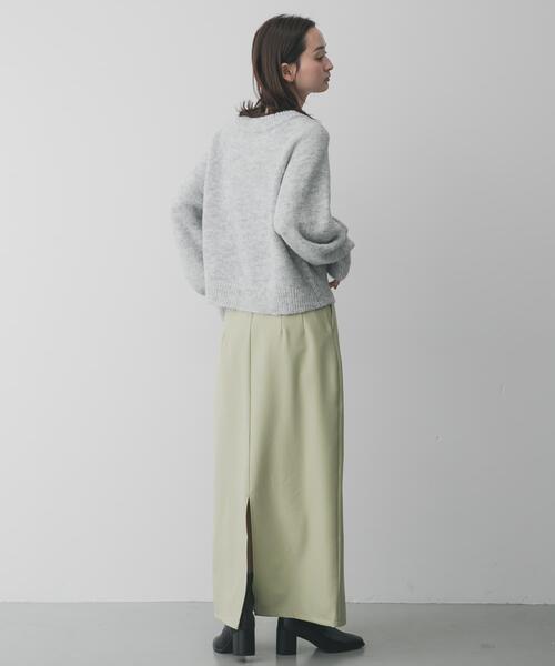 SENSE OF PLACE by URBAN RESEARCH(センスオブプレイスバイアーバンリサーチ)の「ベルトデザインペンシルスカート(スカート・レディース・アイボリー/ブラック/ベージュ・MEDIUM/SMALL)」の17枚目の写真