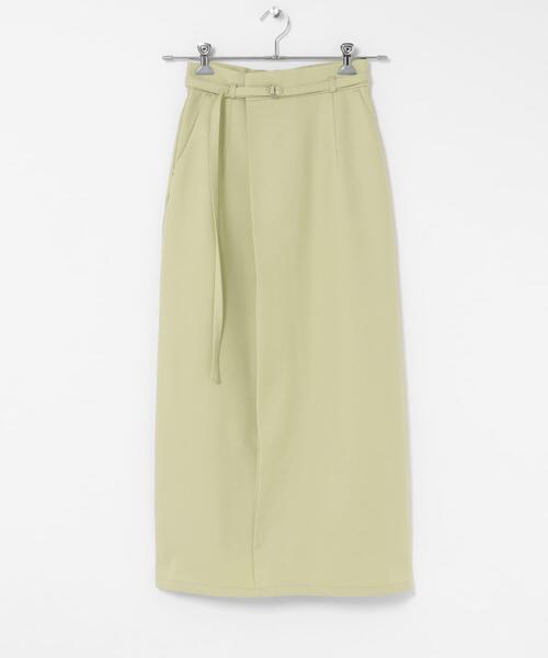 SENSE OF PLACE by URBAN RESEARCH(センスオブプレイスバイアーバンリサーチ)の「ベルトデザインペンシルスカート(スカート・レディース・アイボリー/ブラック/ベージュ・MEDIUM/SMALL)」の18枚目の写真