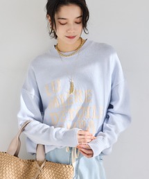 BARNYARDSTORM | BARNYARDSTORM / ルーズシルエットロゴニット / ハンドウォッシャブル【WEB限定カラー】(ニット/セーター)