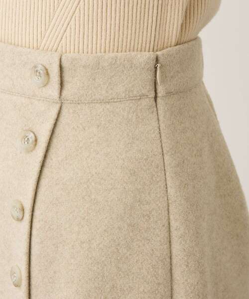 CRAFT STANDARD BOUTIQUE(クラフトスタンダードブティック)の「ラップ風Iラインスカート(スカート・レディース・ライトベージュ/杢グレー・FREE)」の21枚目の写真